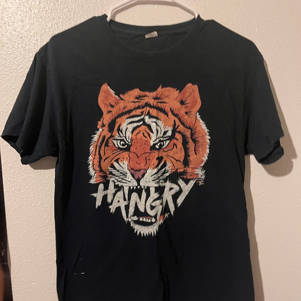 Hangry Tiger Black T-Shirt